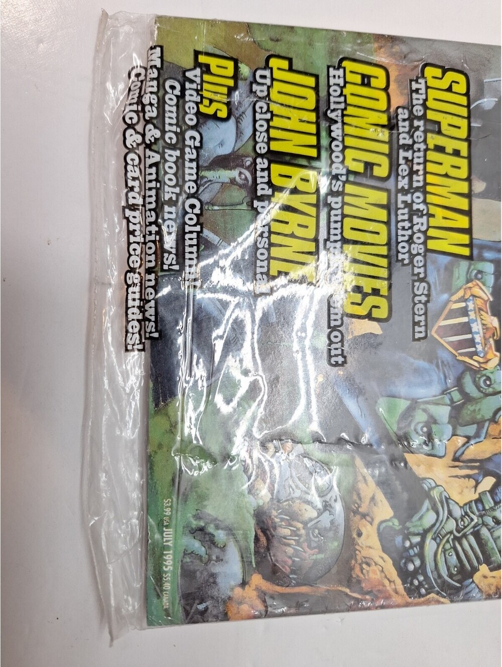 WIZARD MAGAZINE #47 1995 WORLD PRESS JUDGE DREDD - Picture 10 of 12